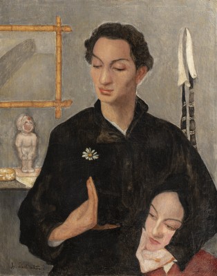 Le poète David Knut et sa femme